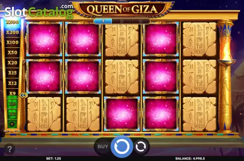 Скрин3. Queen of Giza слот