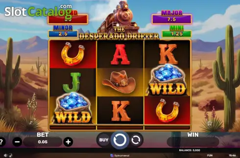 Скрин2. The Desperado Drifter - Hold & Hit 3x3 слот