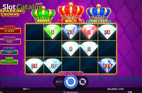 Скрин3. 3 Sparking Crowns слот