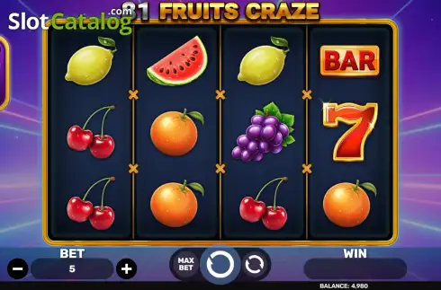 Скрин2. 81 Fruits Craze слот