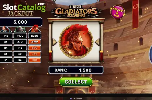 Скрин3. 1 Reel - Gladiator's Rising слот