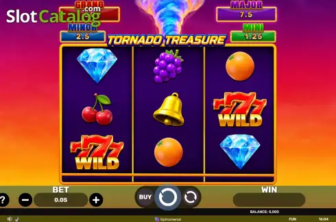 Скрин2. Tornado Treasure - Hold & Hit 3x3 слот