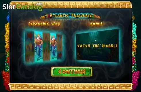 Скрин2. Atlantic Treasures слот