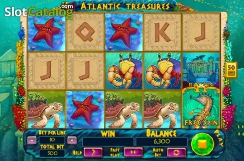 Скрин5. Atlantic Treasures слот