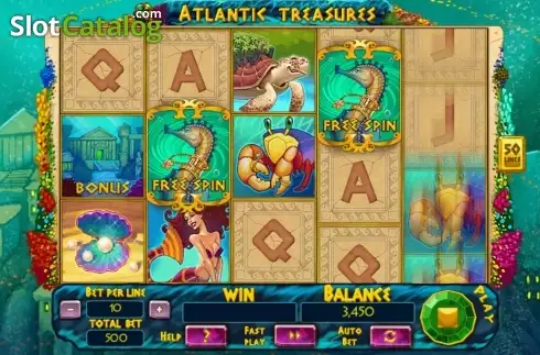 Скрин6. Atlantic Treasures слот