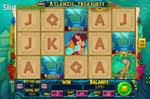 Скрин7. Atlantic Treasures слот