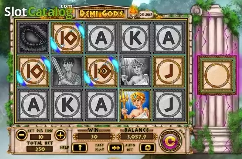 Скрин3. Demi Gods слот