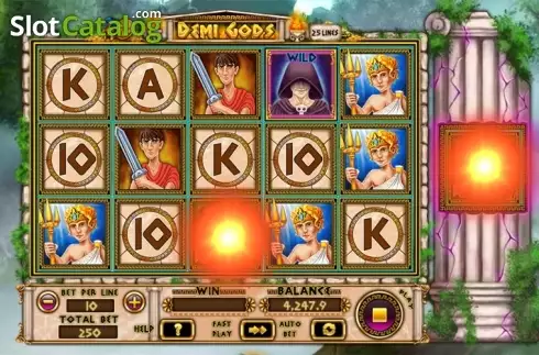 Скрин5. Demi Gods слот