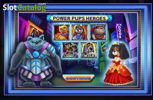 Скрин2. Power Pups Heroes слот