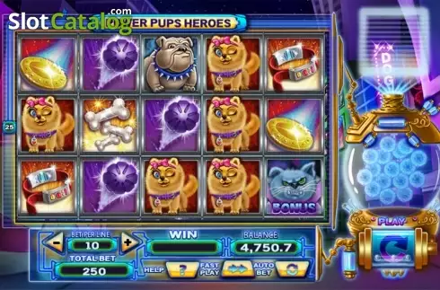 Скрин3. Power Pups Heroes слот
