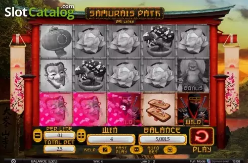 Скрин5. Samurais Path слот