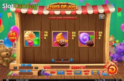 Скрин4. Toys of Joy слот