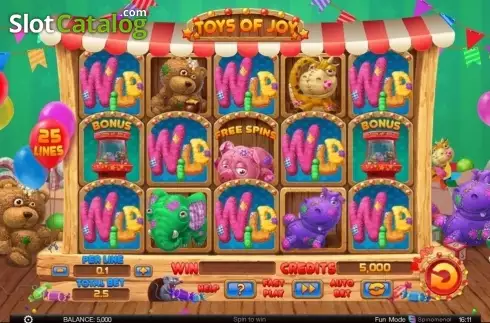 Скрин6. Toys of Joy слот