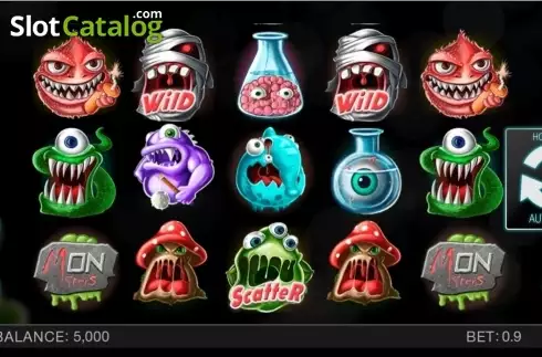Скрин3. Wacky monsters слот