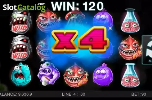 Скрин4. Wacky monsters слот