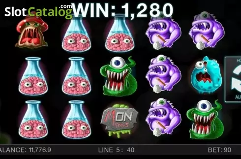 Скрин7. Wacky monsters слот