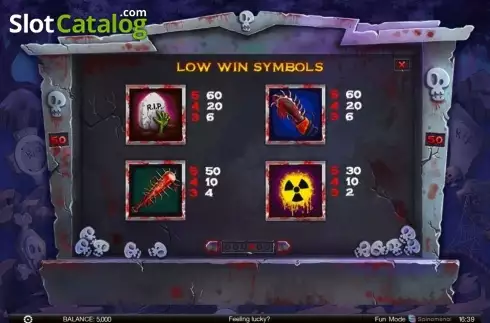 Скрин5. Zombie slot mania слот