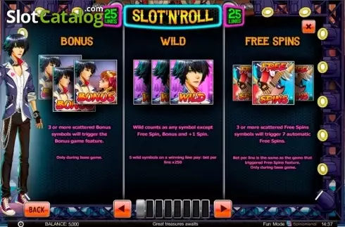 Скрин2. Slot 'N' Roll слот