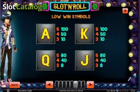 Скрин7. Slot 'N' Roll слот