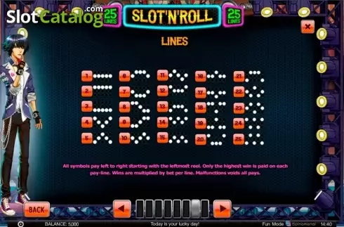Скрин8. Slot 'N' Roll слот
