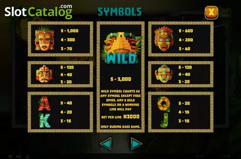 Скрин9. Mystery Of Aztecs слот