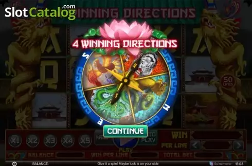 Скрин2. 4 Winning Directions слот