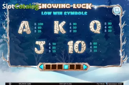 Скрин5. Snowing Luck слот