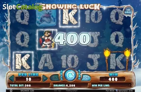 Скрин8. Snowing Luck слот