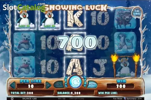 Скрин9. Snowing Luck слот