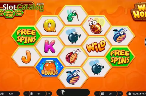 Скрин2. Wild Honey (Spinoro) слот