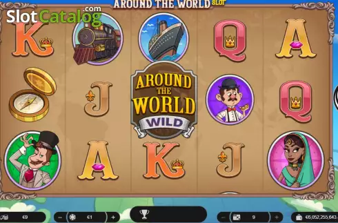 Скрин2. Around The World (Spinoro) слот
