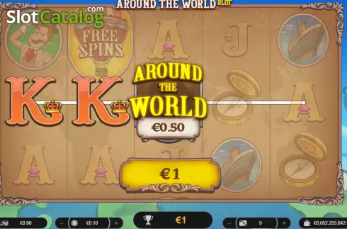 Скрин3. Around The World (Spinoro) слот