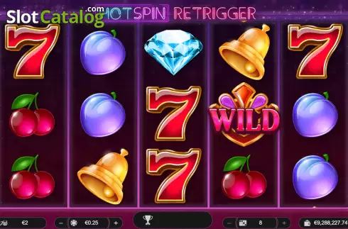 Скрин2. Hot Spin Retrigger слот