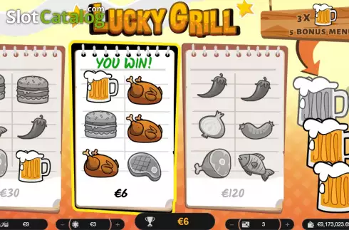 Скрин3. Lucky Grill слот