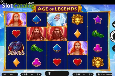 Скрин2. Age of Legends слот