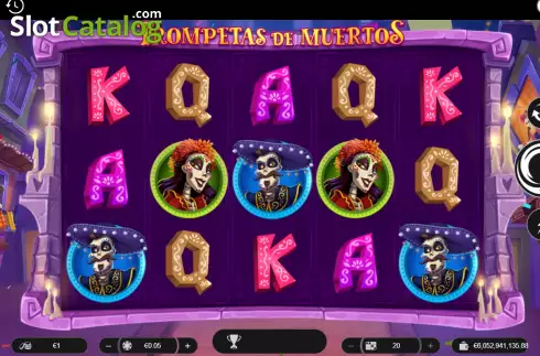 Скрин2. Trompetas de Muertos слот