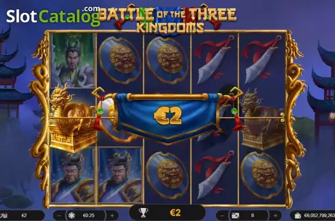 Скрин3. Battle of the three kingdoms слот