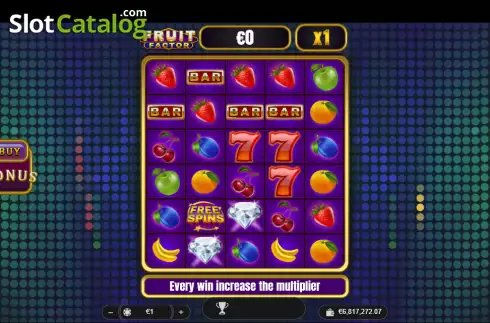 Скрин2. Fruit Factor слот