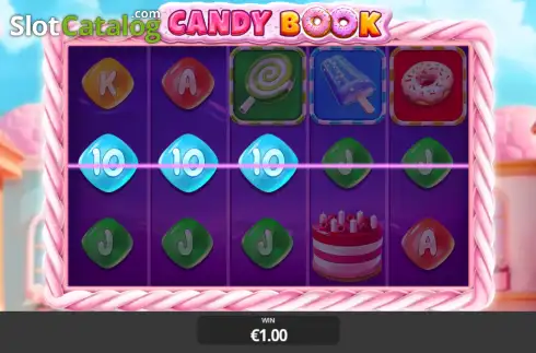 Скрин3. Candy Book слот