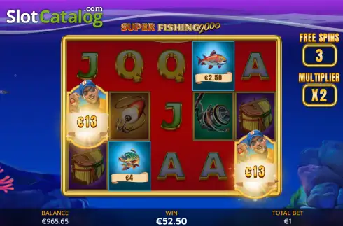 Скрин3. Super Fishing 2000 слот