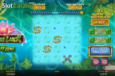 Скрин2. Lotus Luck Safe Zone слот