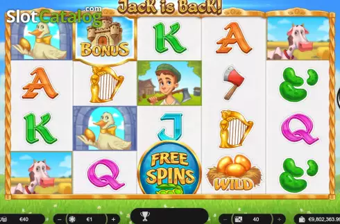 Скрин2. Jack is Back слот