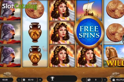 Скрин2. Riches of Troy слот