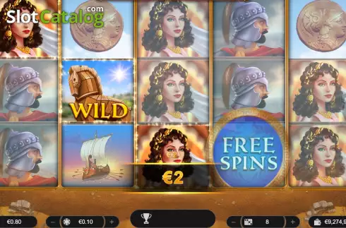 Скрин3. Riches of Troy слот