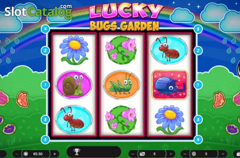 Скрин2. Lucky Bugs Garden слот