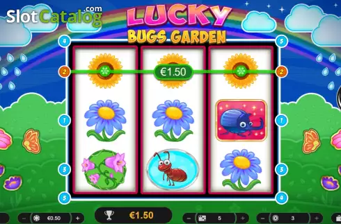 Скрин3. Lucky Bugs Garden слот