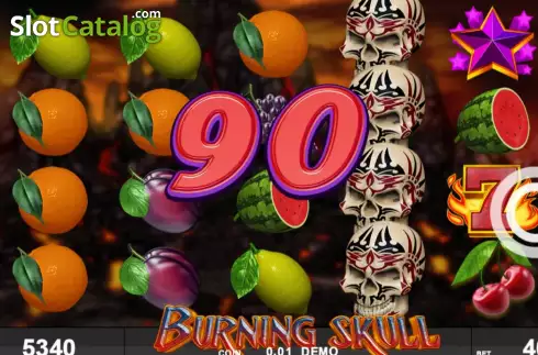 Скрин5. Burning Skull слот
