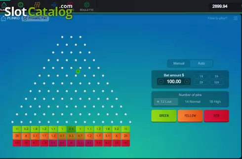 Скрин3. Plinko (Spribe) слот