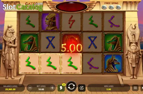 Скрин3. Gates of Egypt слот