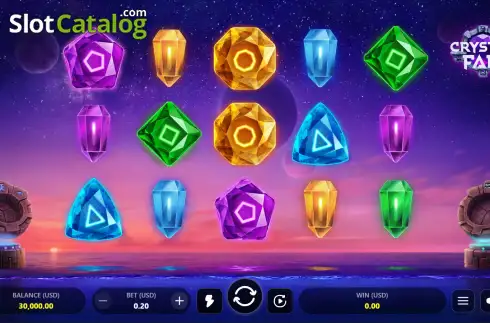 Скрин2. Crystal Fall слот